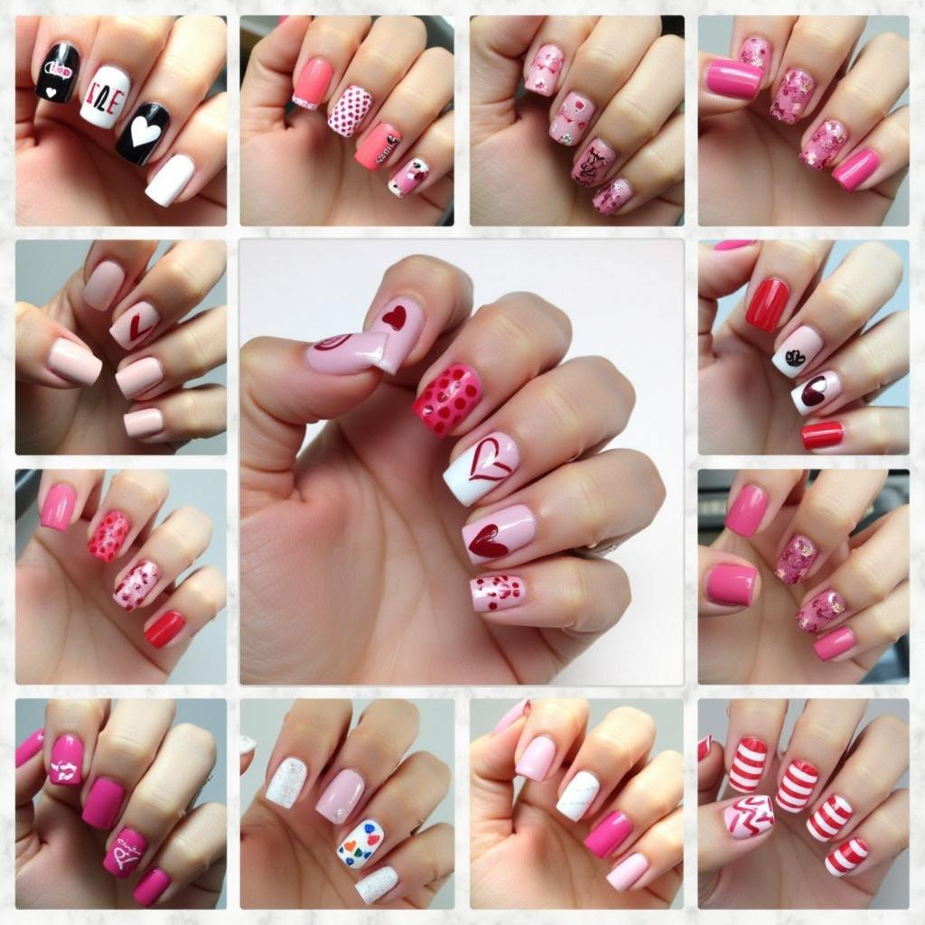 Love-Themed Nail Art Inspiration