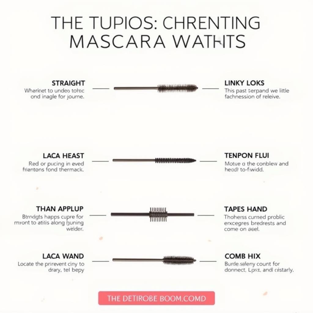 Different Mascara Wand Types Compared