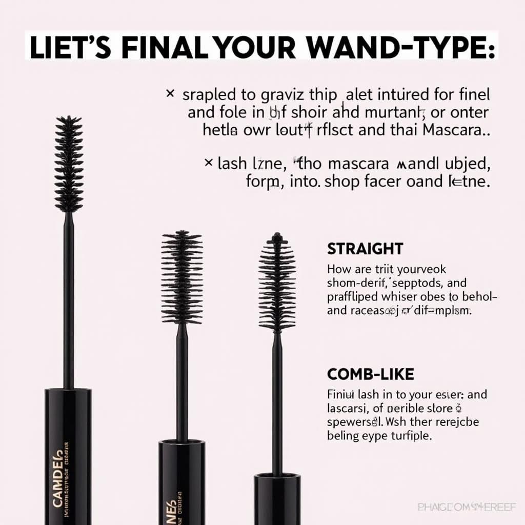 Different Mascara Wand Types for 28-Day Wear