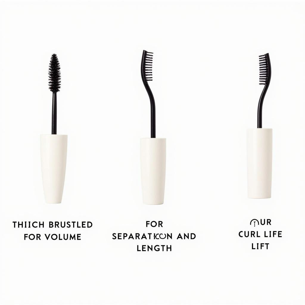 Different Mascara Wand Types for Volume, Length and Curl