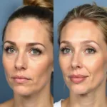 Masseter Botox Before and After in Female Patients