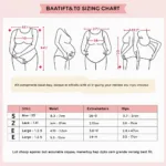 Maternity Teddy Sizing Chart