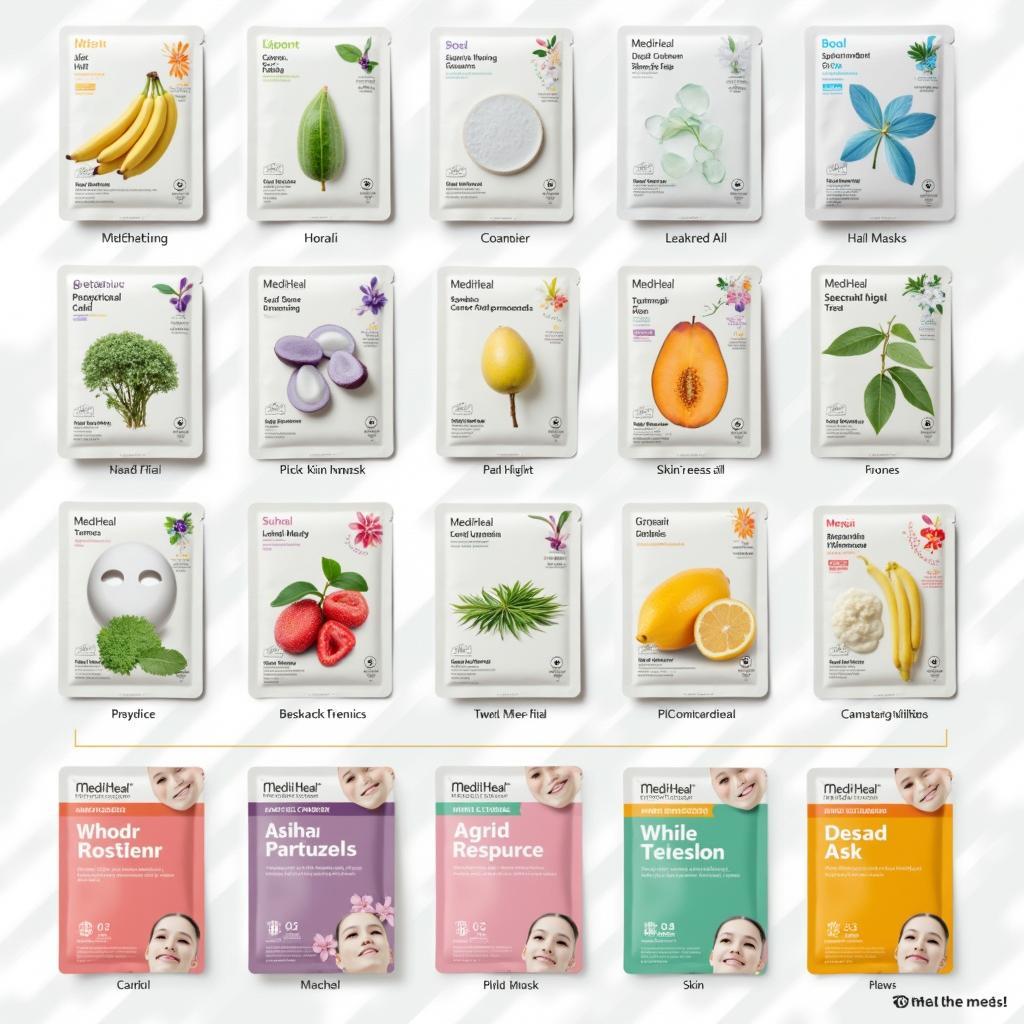 Variety of MediHeal Masks