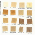 Medium blonde hair color chart