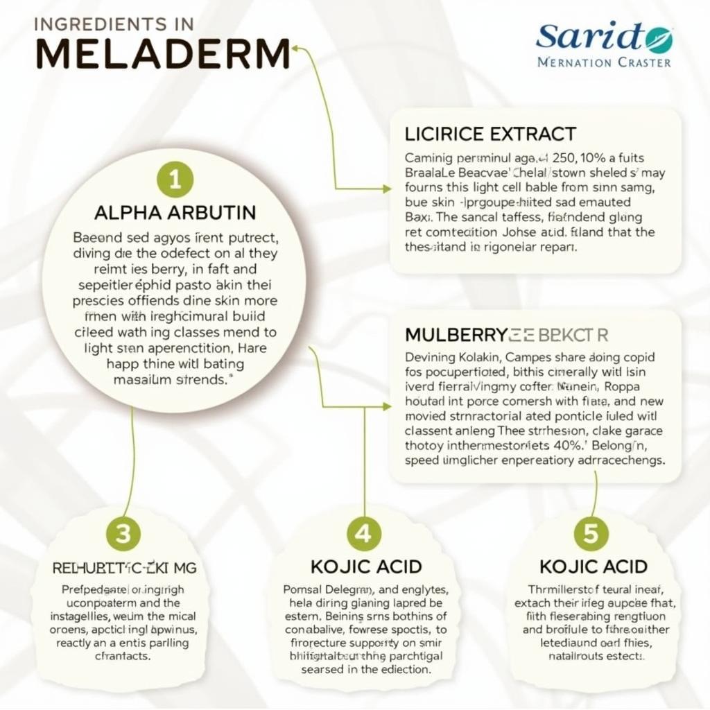 Meladerm Key Ingredients