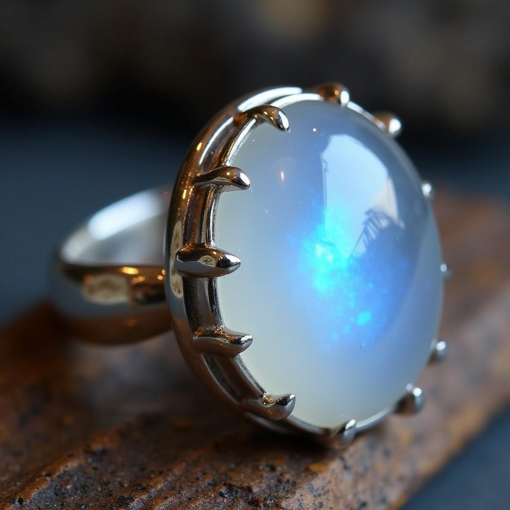 Moonstone Men's Ring