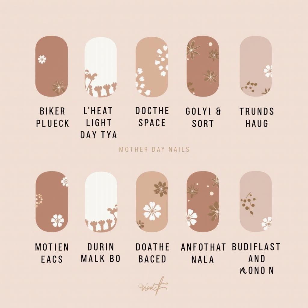 Mother's Day Nails for Short Nails: Minimalist Designs