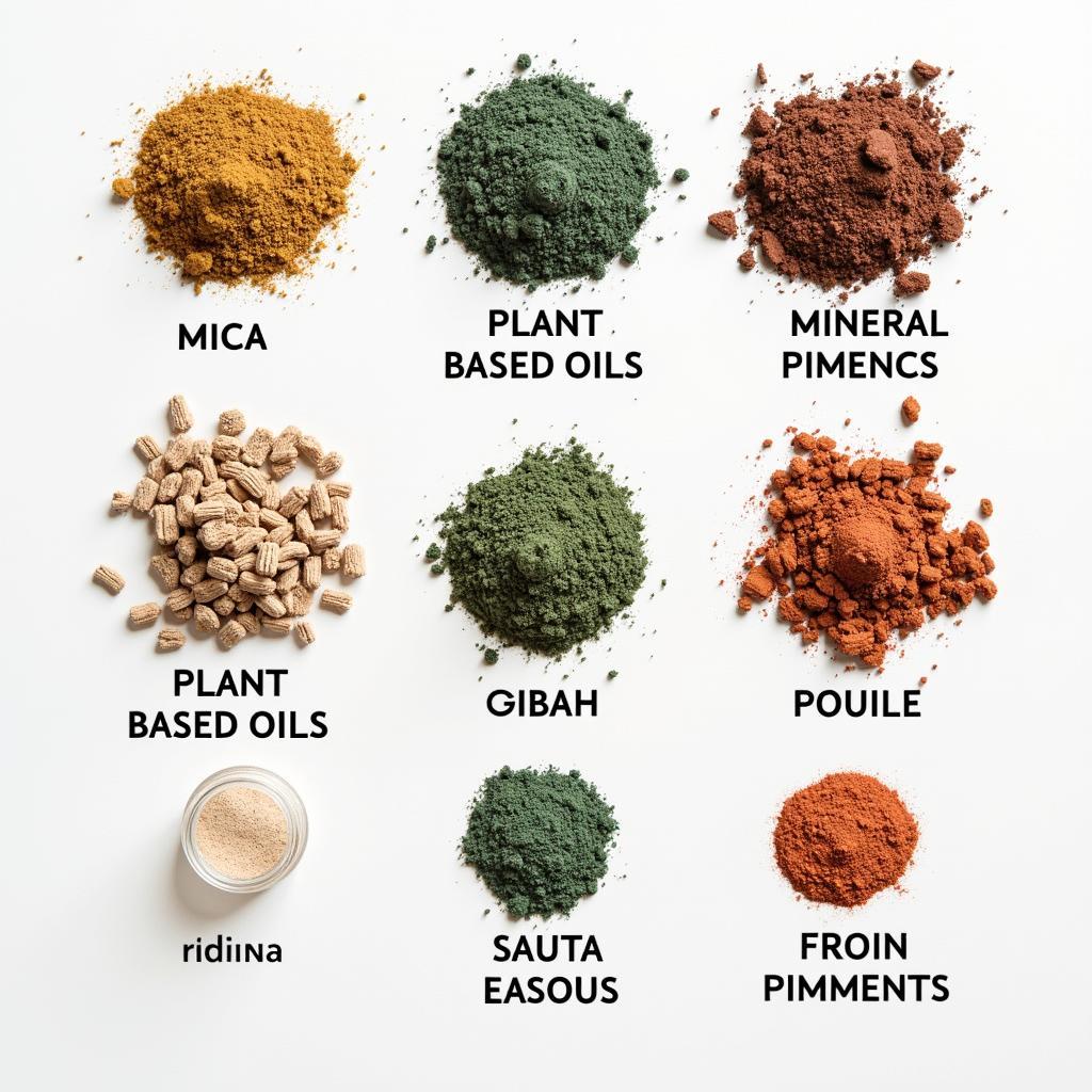 Natural Glitter Eyeshadow Ingredients