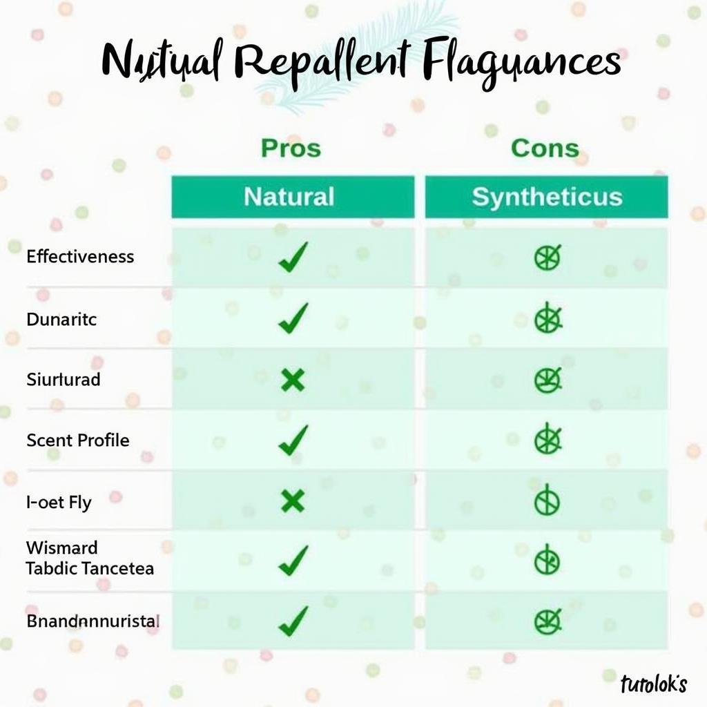 Comparison of Natural and Synthetic Insect Repellents