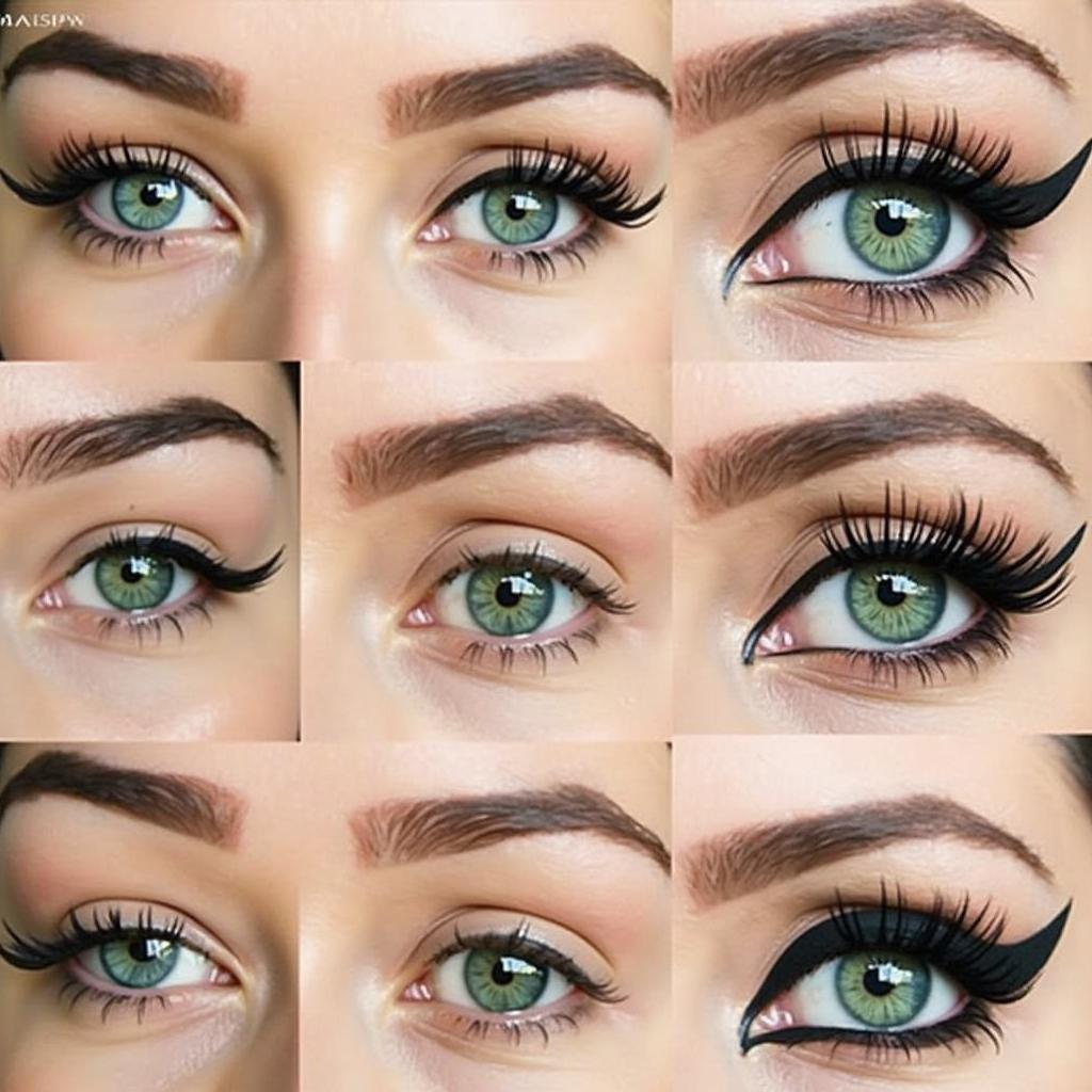 Neon Green Contact Lens Makeup Looks