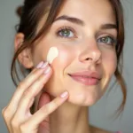 Applying Light Coverage Foundation for No Filter Makeup