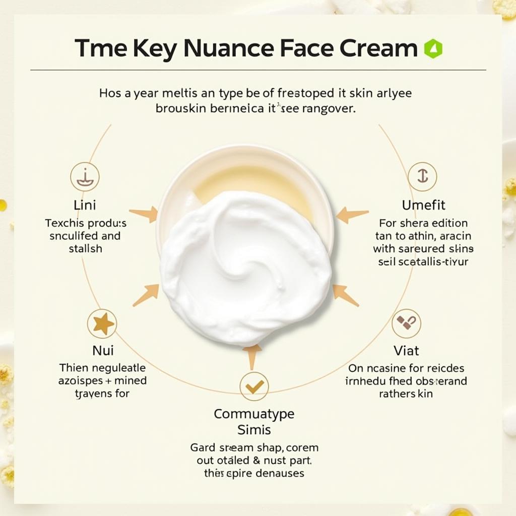 Key ingredients found in nuance face cream