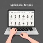 Ephemeral Tattoos on Online Marketplaces