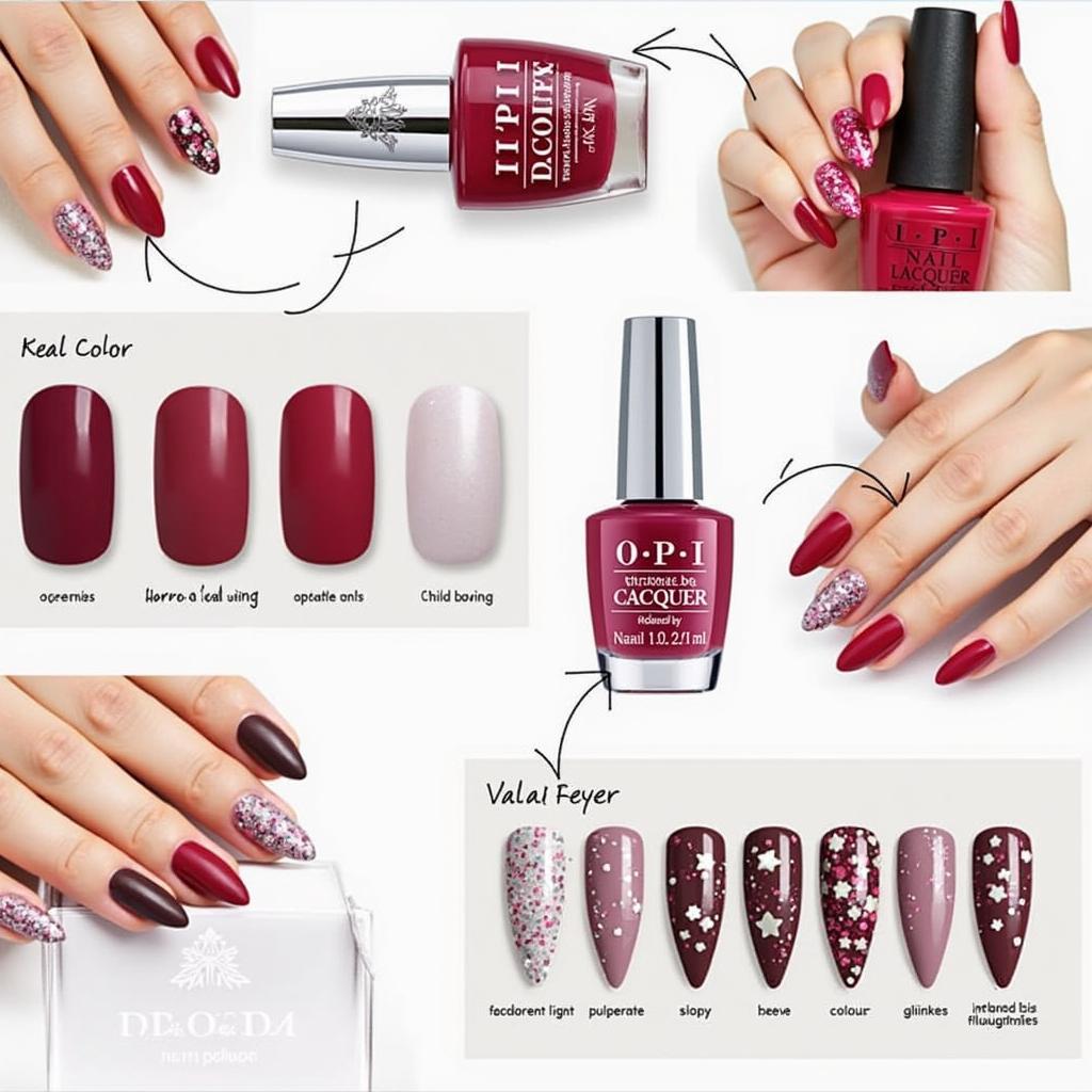 OPI That's Berry Daring Manicure Inspiration