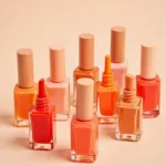 Variety of Orange Nail Polish Shades