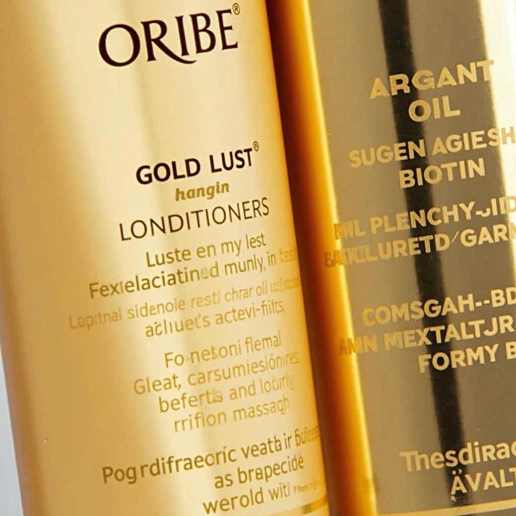 Oribe Gold Lust Key Ingredients