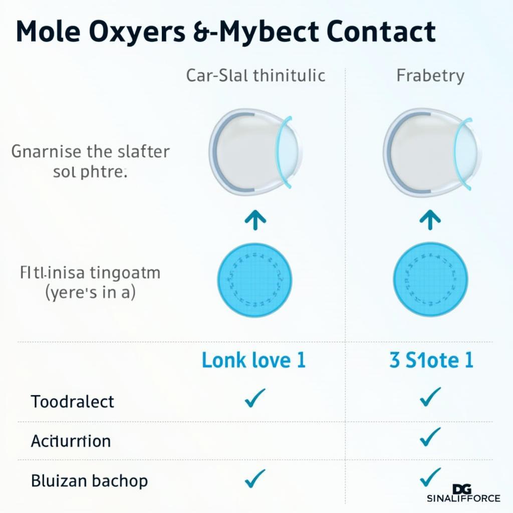 Oxygen permeable contact lenses