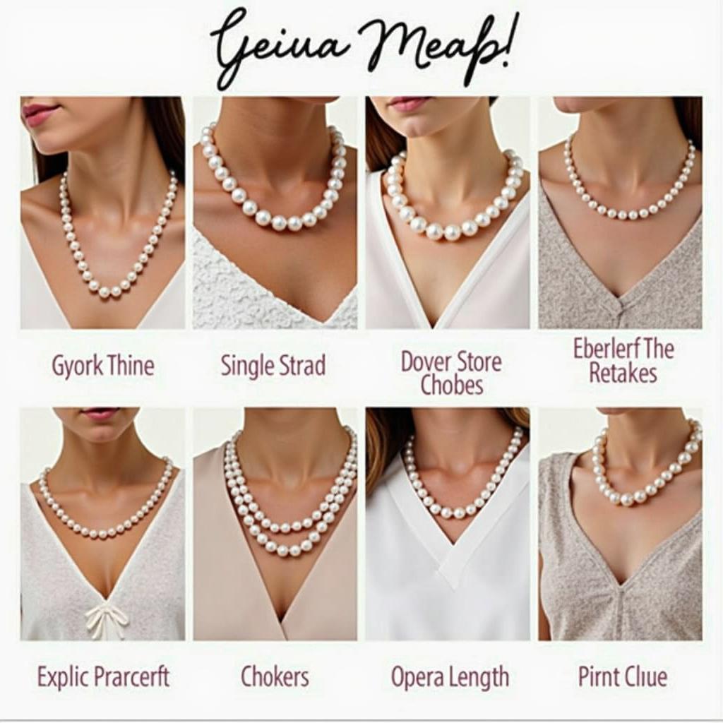 Different Styles of Pearl Necklaces