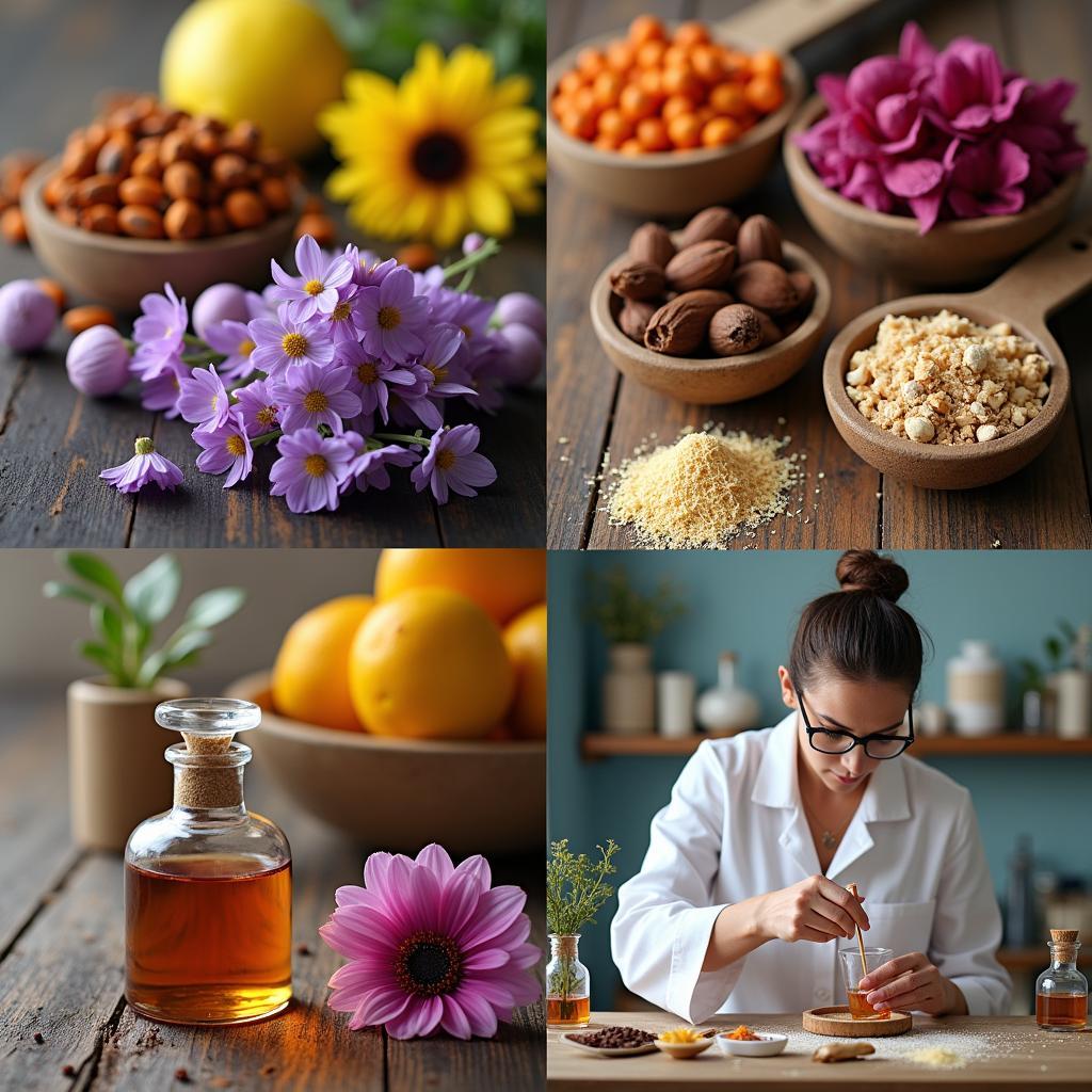 Perfume Creation Process with Natural Ingredients