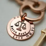 Personalized Libra Keychain