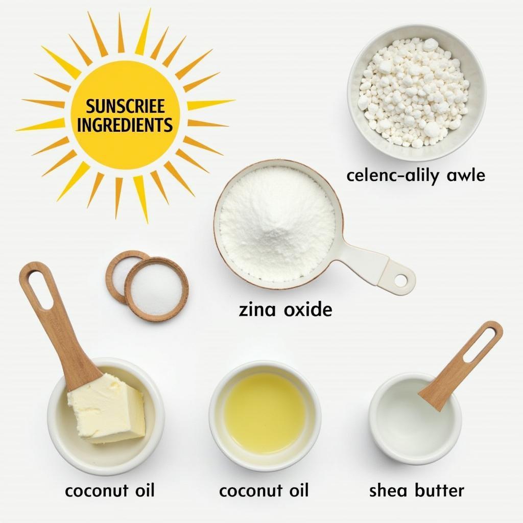 Personalized Sunscreen Ingredients