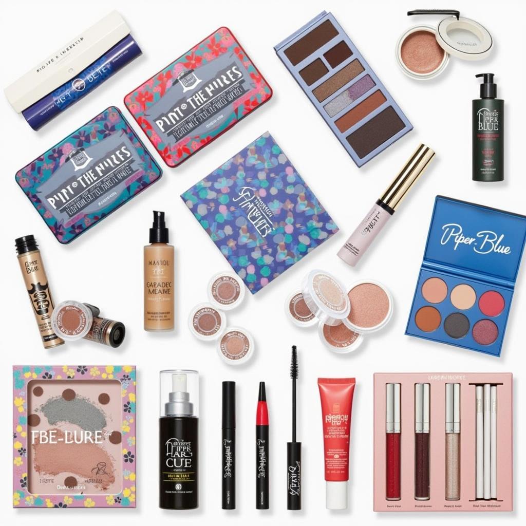 Piper Blue Makeup Product Range Overview