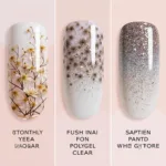 Polygel Clear Nail Art Designs