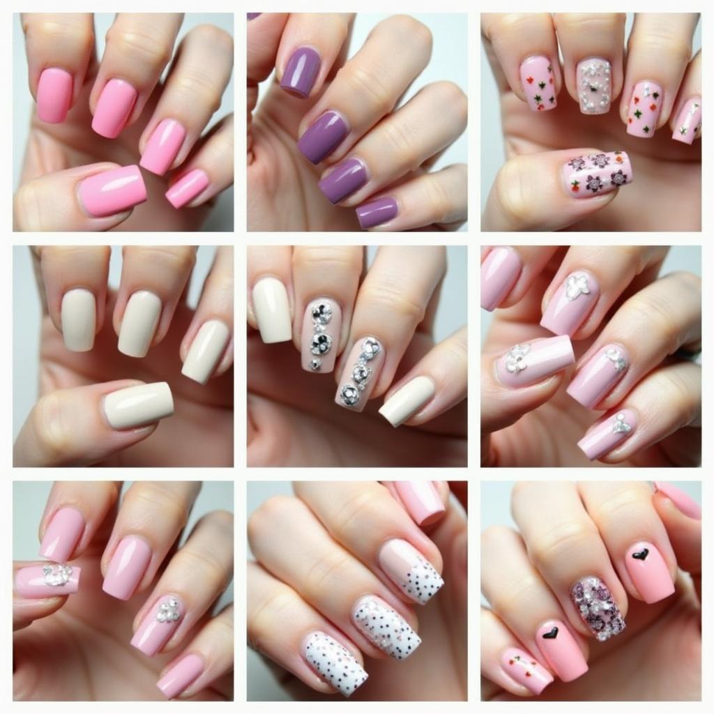 Various Polygel Nail Designs