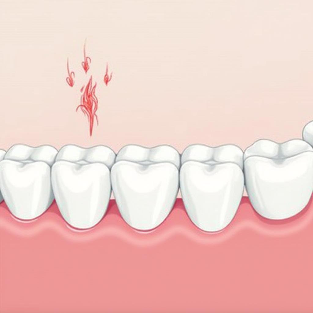 Poorly Fitting Retainer and Gum Irritation