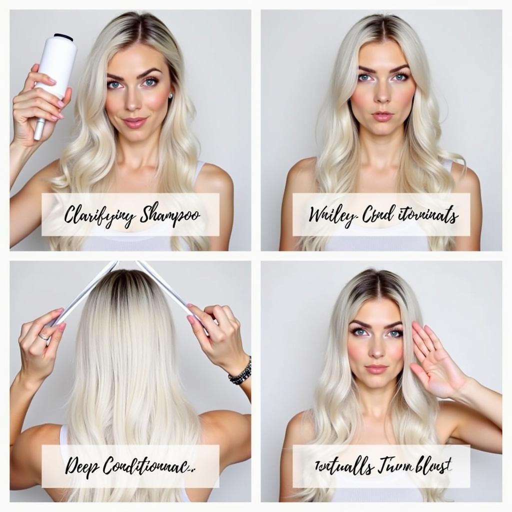 Steps to Prepare Hair for White Dye