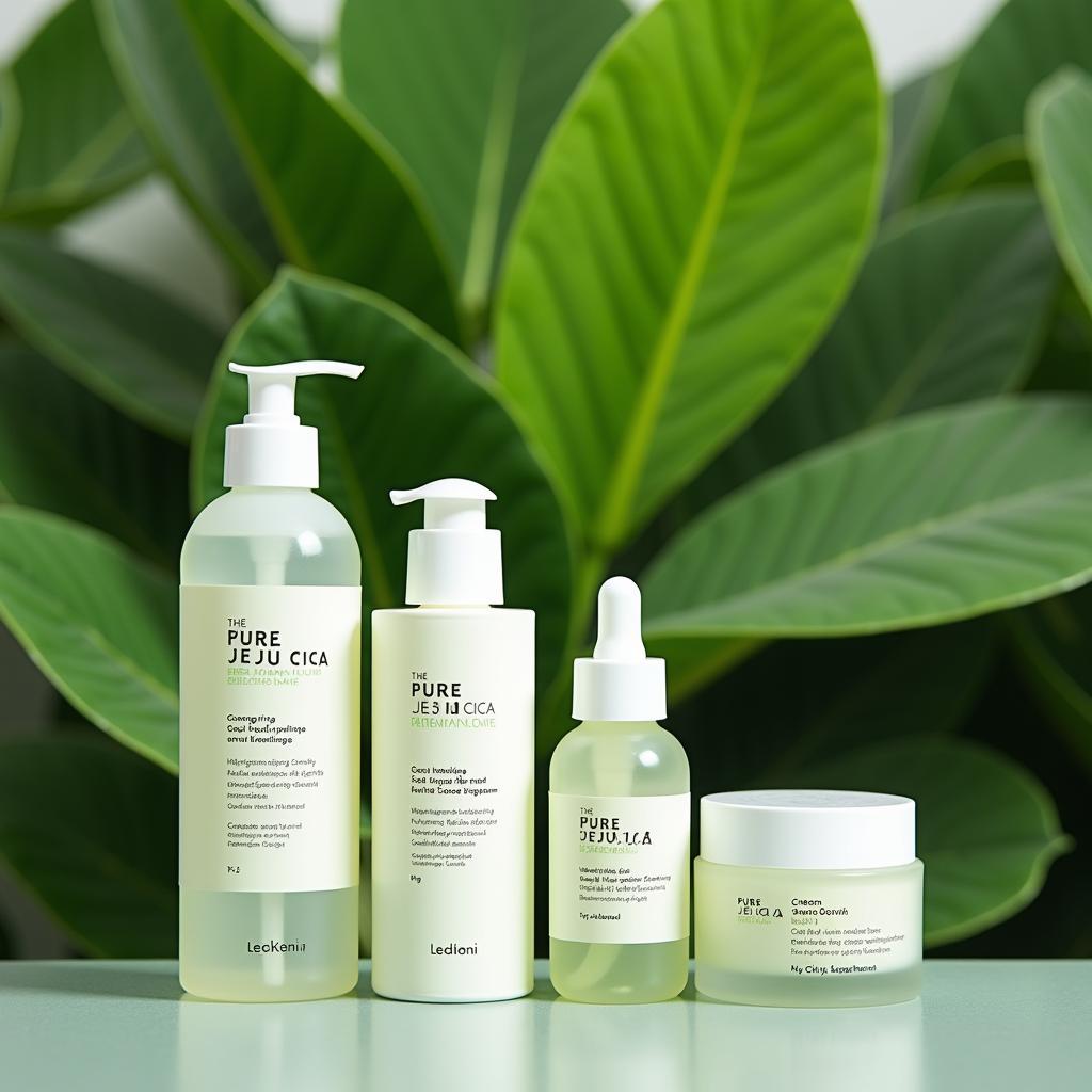 Pretty Skin The Pure Jeju Cica Product Lineup