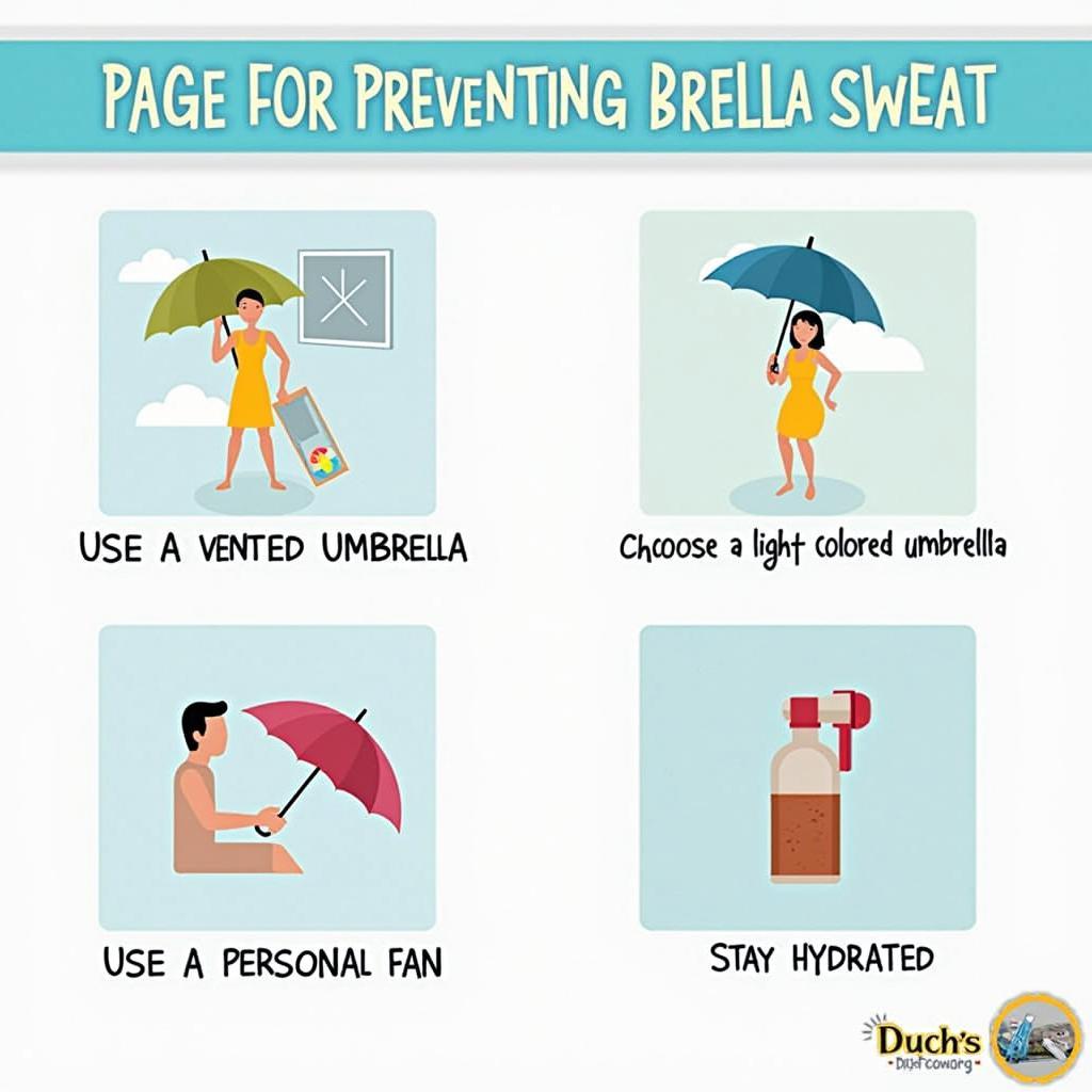 Tips for Preventing Brella Sweat