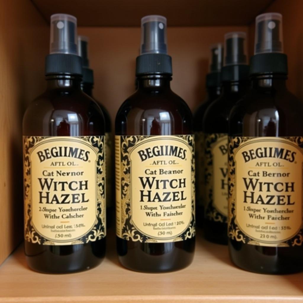 Properly storing witch hazel