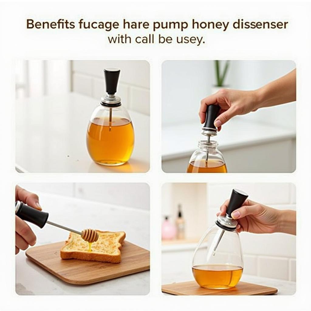 Benefits of using a pump honey dispenser