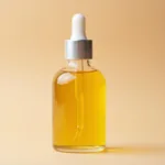 Pure Argan Oil in a Glass Bottle