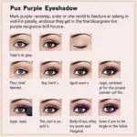 Purple Eyeshadow Tutorial Steps