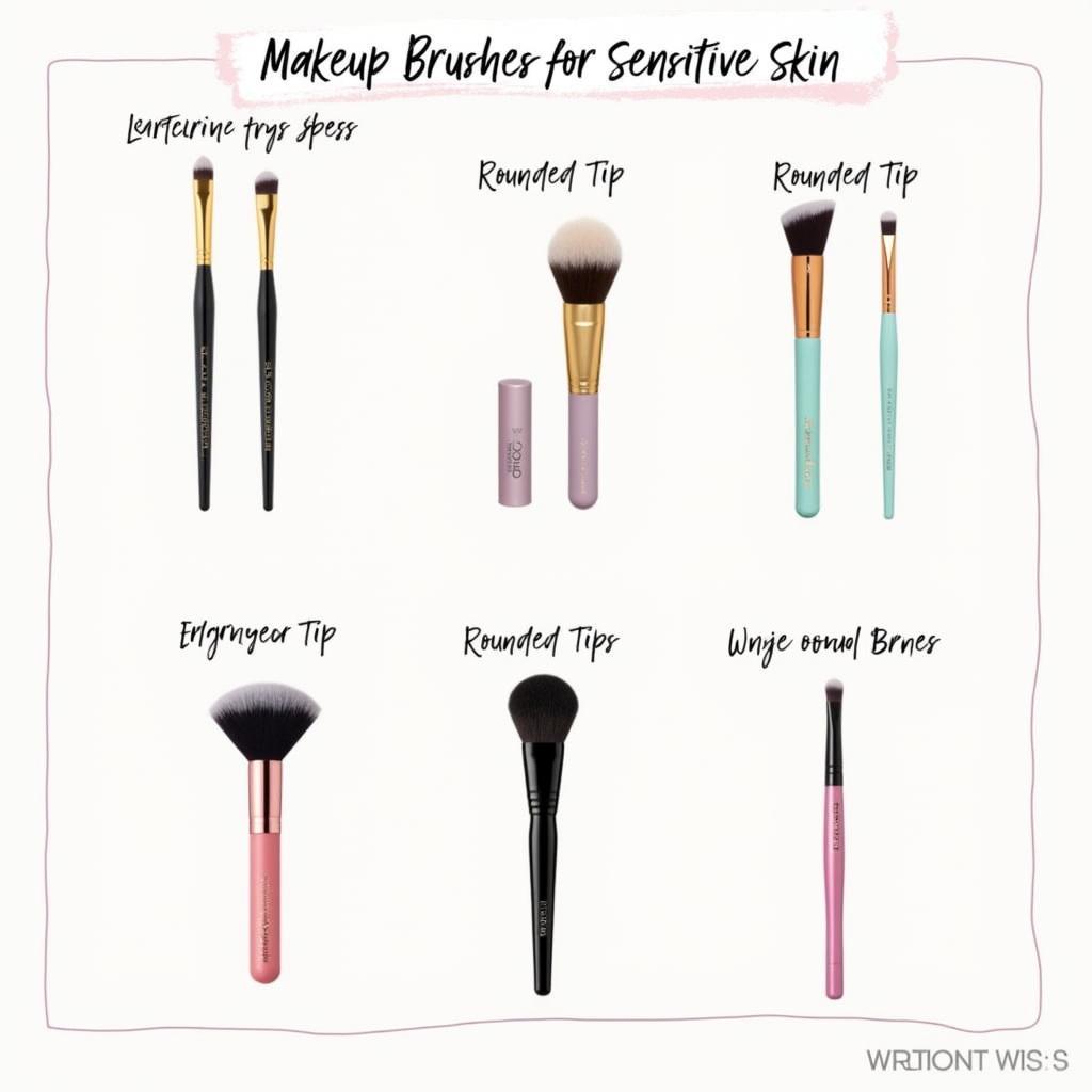 Recommended Makeup Brushes for Sensitive Skin