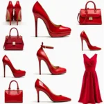 Red Barbie Shoes Inspired Fashion