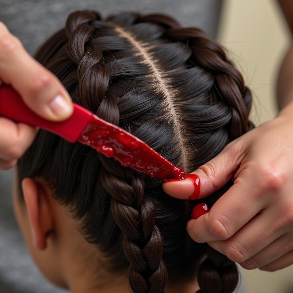 Applying Red Braiding Jam to Braids