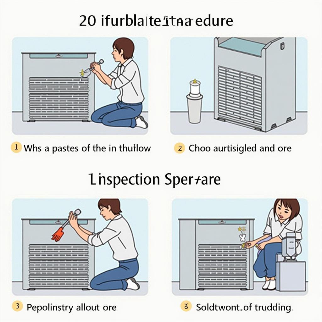 Inspection process of a refurbished air purifier