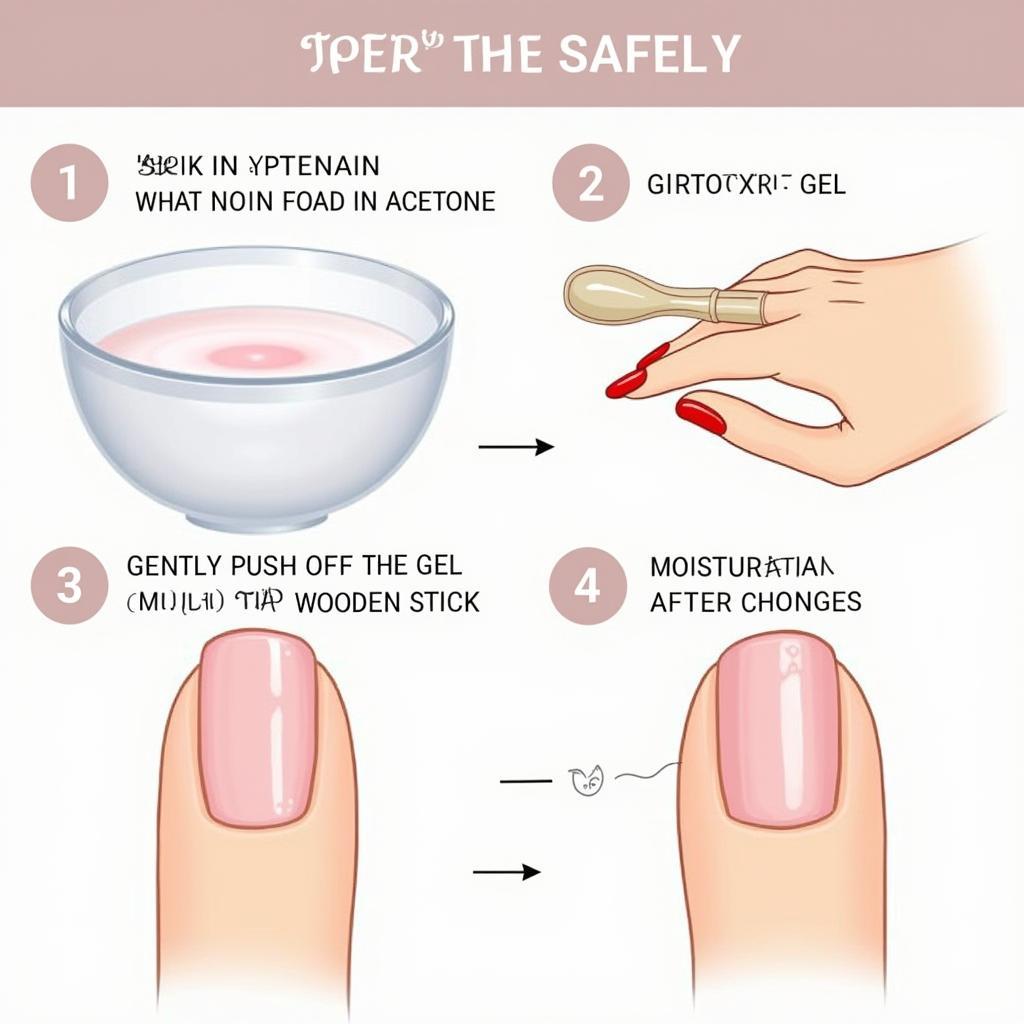 Removing Gel Nails Safely