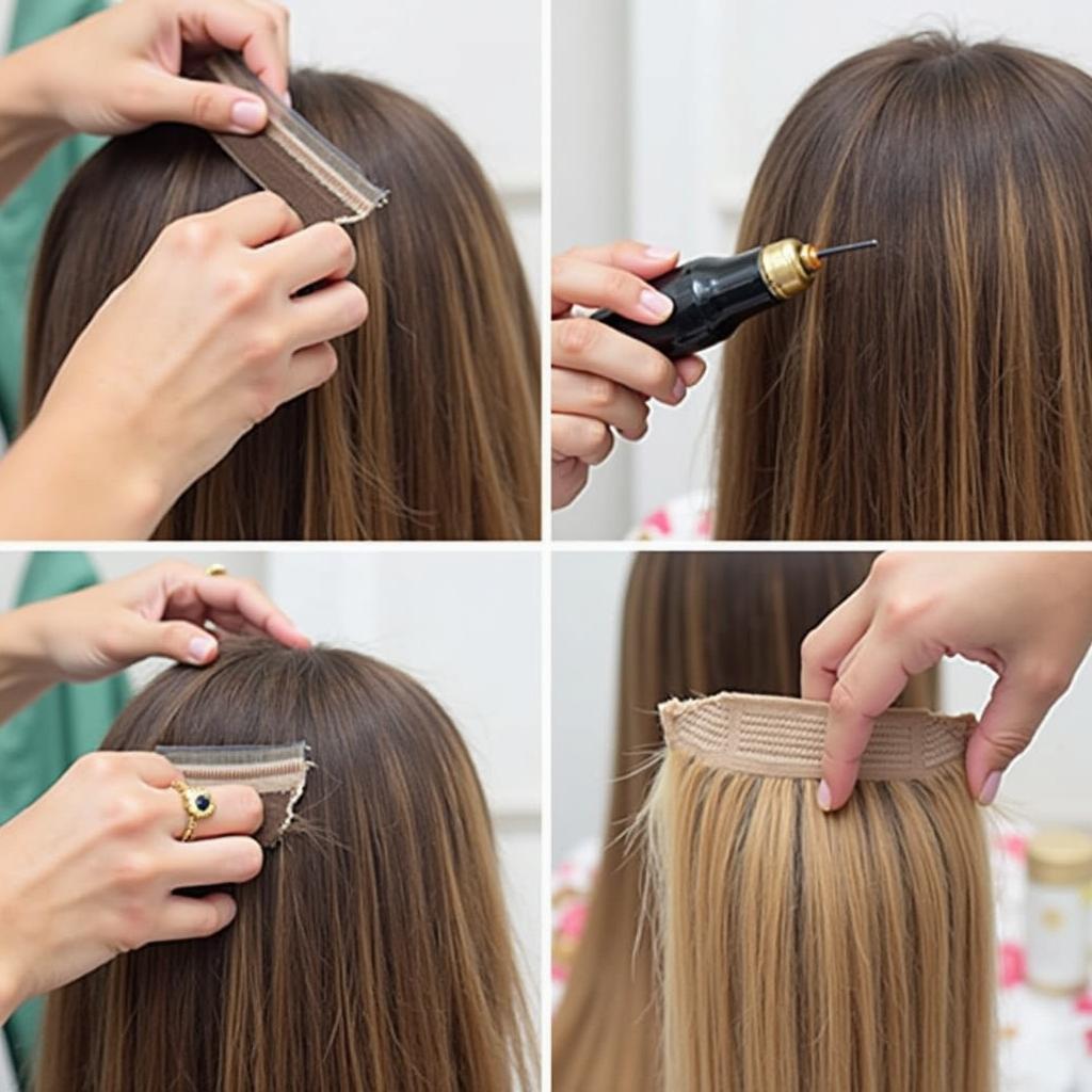 Removing Tape-In Extensions with Oil