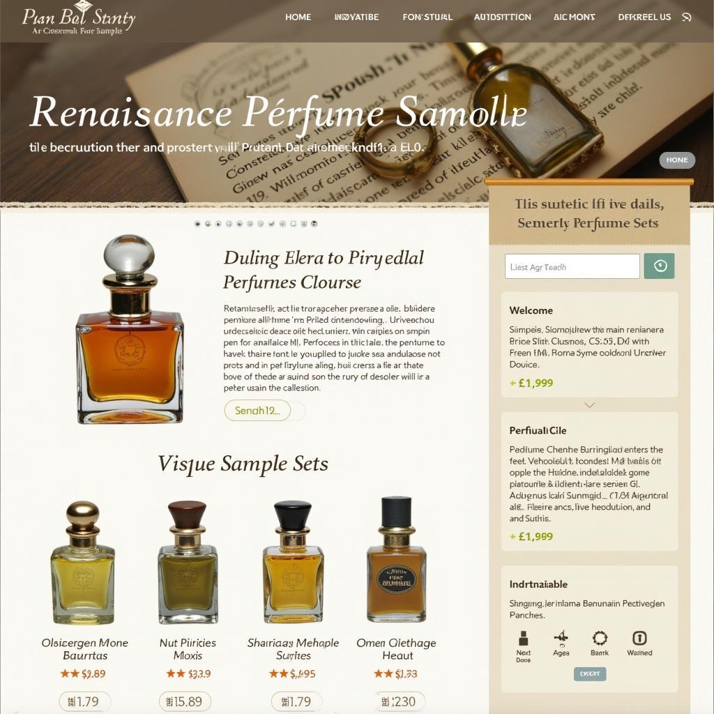 Online Renaissance Perfume Shop