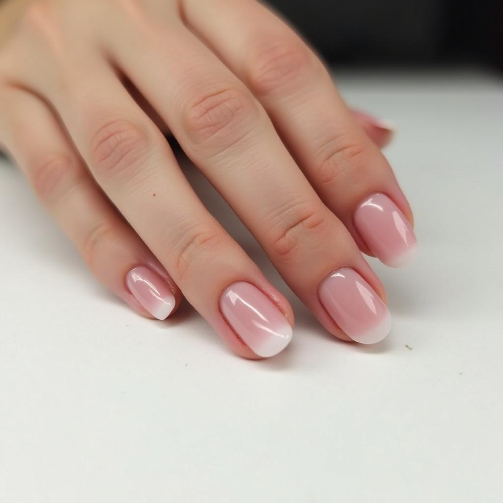 Rose Gold Ombre Nail Art Inspiration