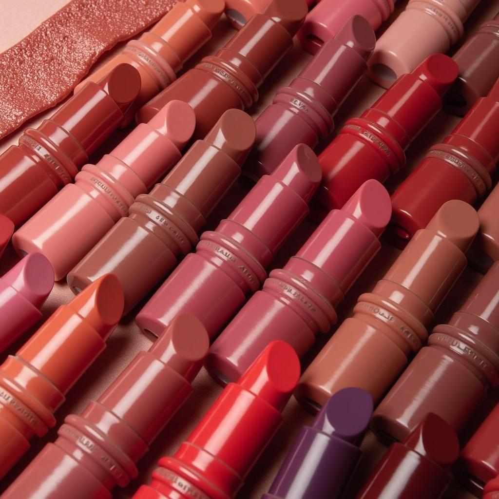 A Variety of Rouge Artist Lipstick Shades and Finishes