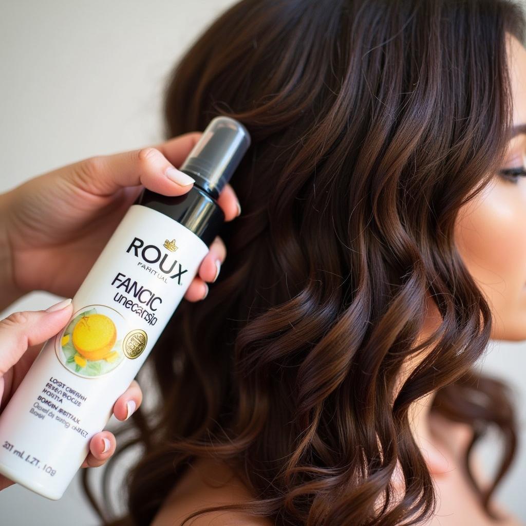 Styling Hair with Roux Fanci Full Mousse