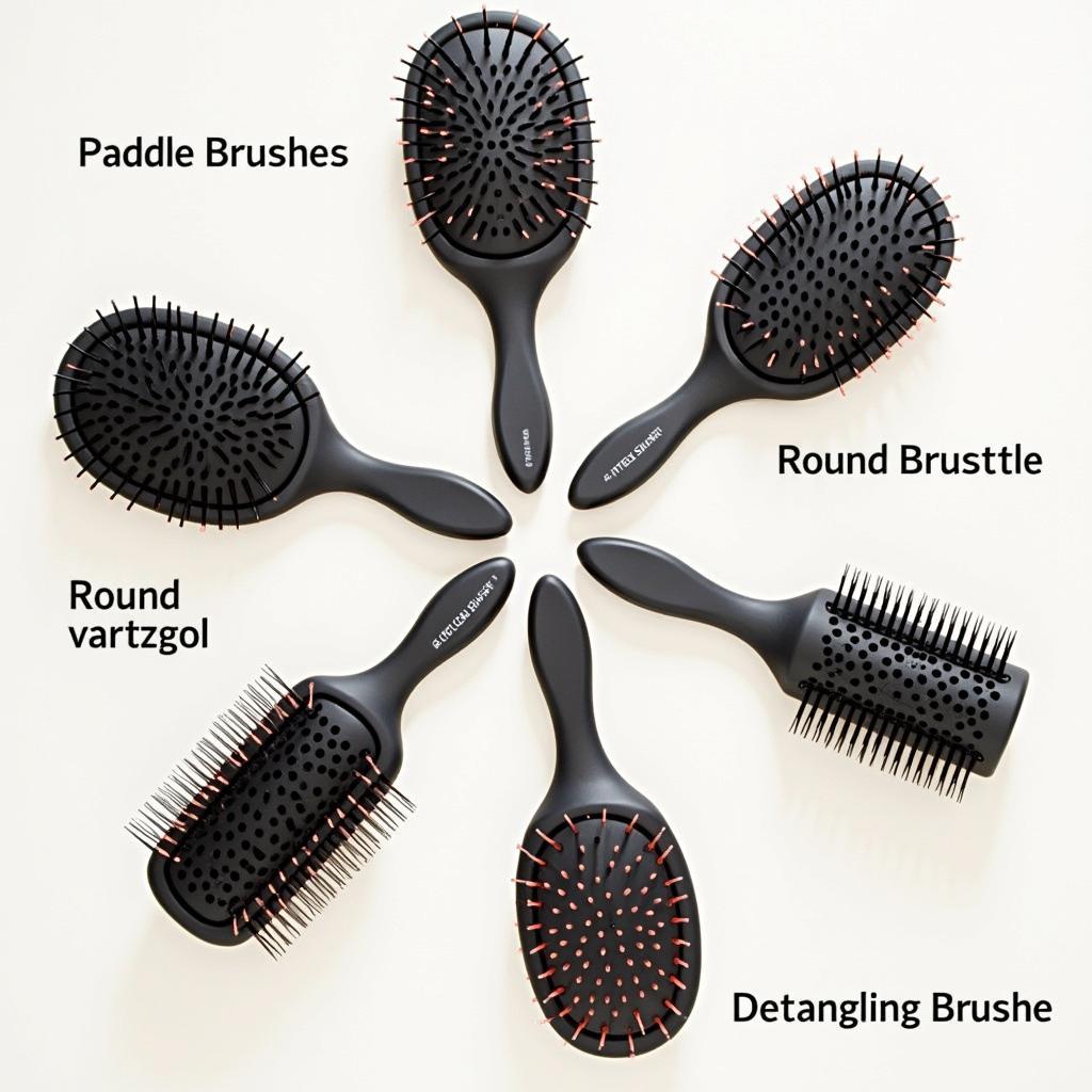 Different Types of Rubber Hair Brushes