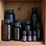 Safe Storage of Essential Oils: Dark, Airtight Containers