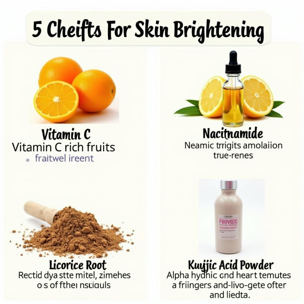 Safe and Natural Ingredients for Skin Brightening