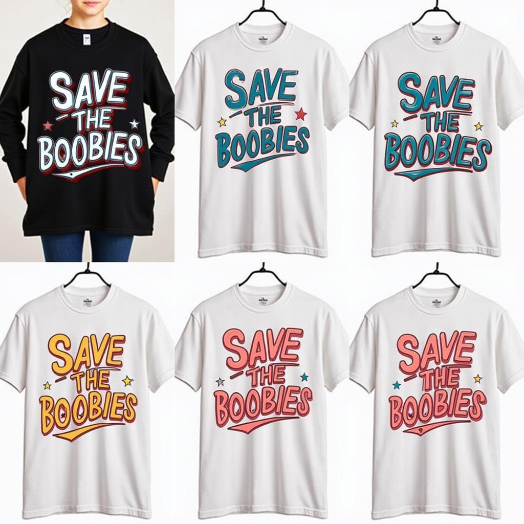 Save the Boobies Shirt Design